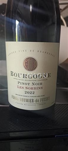 Burgundsko Fouré-Roumier-de Fossey Les Sorbins 2022