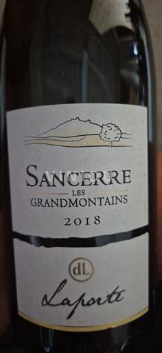 Vallée de la Loire Sancerre Laporte Les Grandmontains 2018