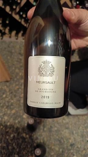 Borgogna Meursault Famille Carabello-Baum 2019