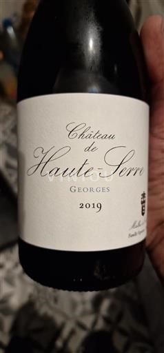 Sud-Ouest Cahors Château Haute-Serre Georges 2019