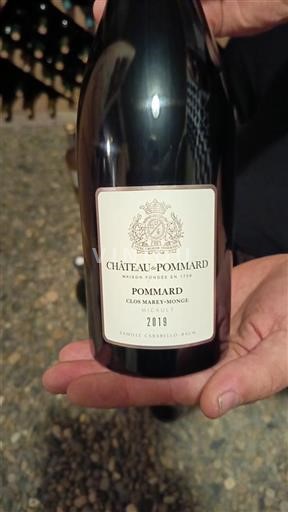 Borgoña Pommard Château Pommard Clos Marey-Monge Micault 2019
