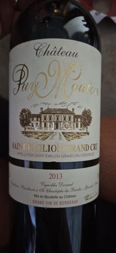 Bordeaux Saint-Émilion Grand Cru Grand Cru Château Puy Mouton 2013