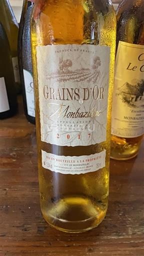 Sud-Ovest Monbazillac Grains Or 2017
