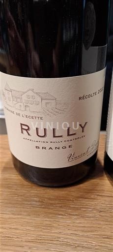 Burgundy Rully Domaine L'Ecette Brange 2022