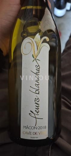 Borgogna Mâcon e Mâcon-Villages Cave de Viré Fleurs Blanches 2018