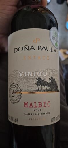 Mendoza Vale de Uco Doña Paula Estate 2018