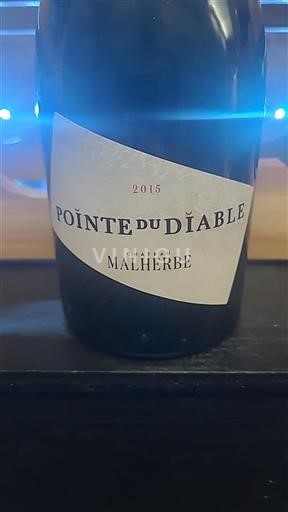 Vin Rouge sec Pointe du Diable Château Malherbe 2015 France Provence Côtes-de-provence
