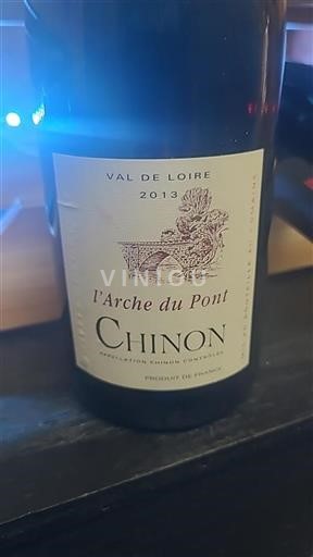 Údolí Loiry Chinon L'Arche du Pont 2013