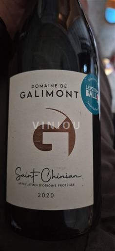 Languedoc Saint-Chinian Domaine Galimont 2020