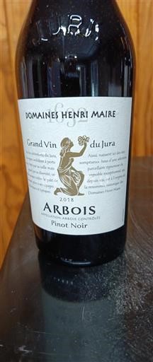 Jura Arbois Domaine S Henri Maire 2018