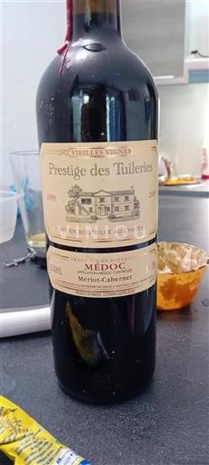 Bordeaux Médoc Prestige des Tuileries Vieilles Vignes 2009