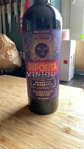 Apulia Wines Primitivo di Manduria Riposta 2021