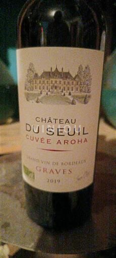 Bordeaux Graves Château Seuil Aroha 2019