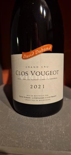 Burgundsko Clos-de-vougeot Grand Cru David Duband 2021