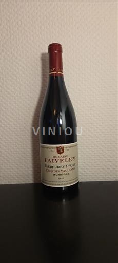 Burgundy Mercurey Premier Cru Domaine Faiveley Clos des Myglands Monopole 2022