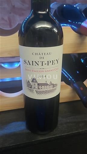 Bordeaux Saint-Émilion Grand Cru Château Saint-Pey 2014