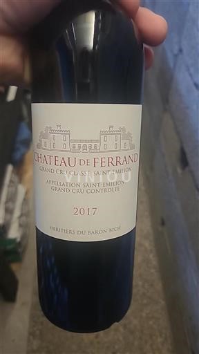Burdeos Saint-Émilion Grand Cru Château Ferrand 2017