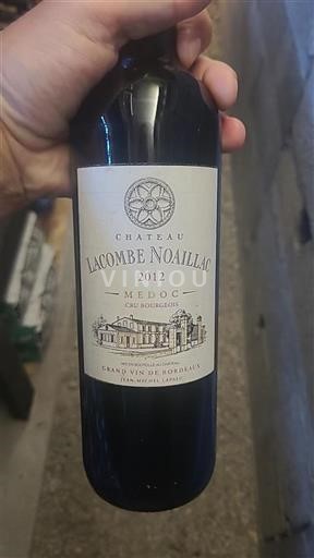Bordeaux Médoc Cru Bourgeois Château Lacombe Noaillac 2012