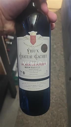 Bordeaux Lalande-de-Pomerol Château Vieux Gachet 2006