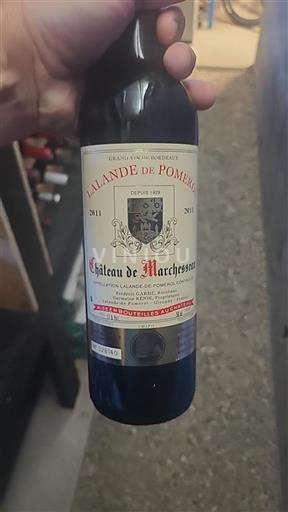Bordeaux Lalande-de-Pomerol Château Marchesseau 2011