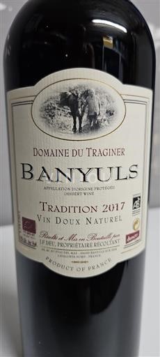 Roussillon Banyuls Domaine Traginer Tradition 2017