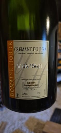 Jura Crémant-du-jura Domaine Horde La Côte Non Millésimé
