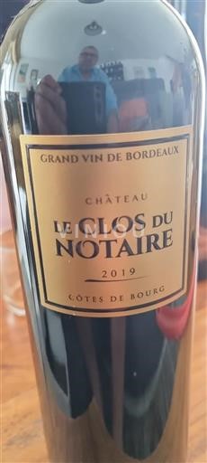 Bordeaux Côtes-de-bourg Château Le Clos du Notaire 2019