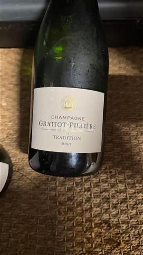 Champanhe Gratiot-Pillière Tradition Brut Não Sazonado