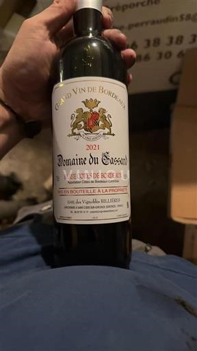 Bordeaux Blaye-côtes-de-bordeaux Domaine Cassard 2021