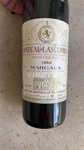 Bordeaux Margaux Grand Cru Lascombes 1986