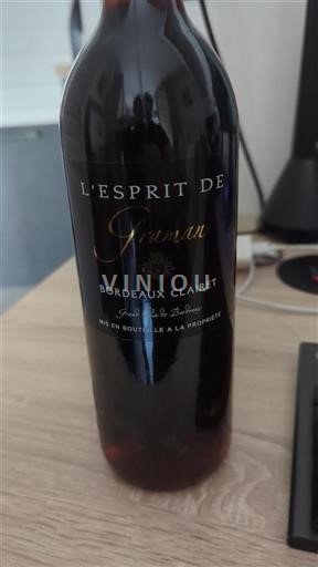 Bordeaux Bordeaux clairet Graman L'Esprit de Graman 2011