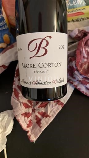 Bourgondië Aloxe-Corton Grand Cru Anne et Sébastien Bidault L%c3%a9ozane 2021