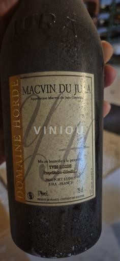Jura Macvin-du-jura Domaine Horde 2017