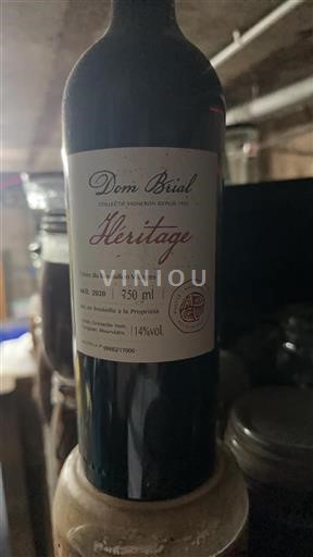 Roussillon Côtes del Roussillon Villages Dom Brial Héritage 2020