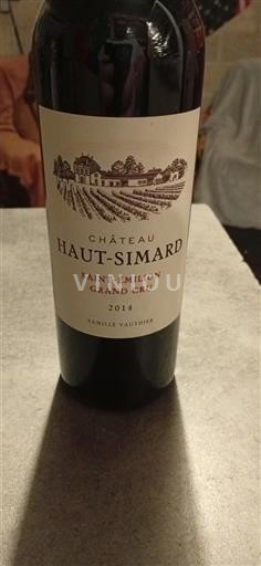 Bordeaux Saint-Émilion Grand Cru Château Haut-Simard 2014