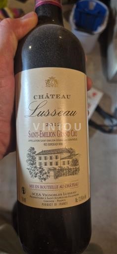 Bordeaux Saint-Émilion Grand Cru Château Lusseau 2012