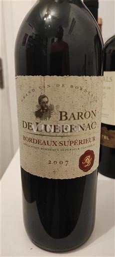 Bordeaux Bordeaux supérieur Baron de Lubernac 2007