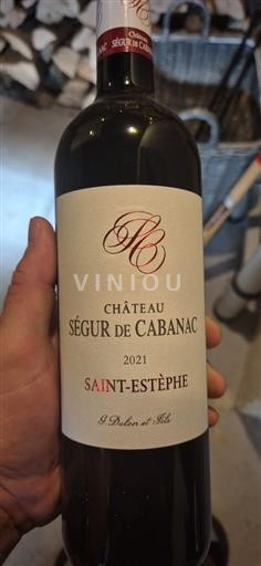 Bordeaux Saint-Estèphe Château Ségur de Cabanac 2021
