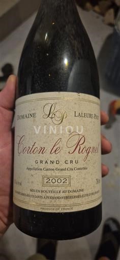 Bourgogne Corton Grand Cru Domaine Laleure-Piot Corton le Rognet 2002