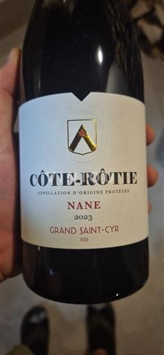 Rhône-dalen Côte-rôtie Grand Saint-Cyr Nane 2023