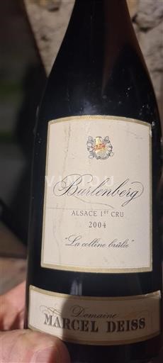 Alsace Premier Cru Domaine Marcel Deiss Burlenberg 2004