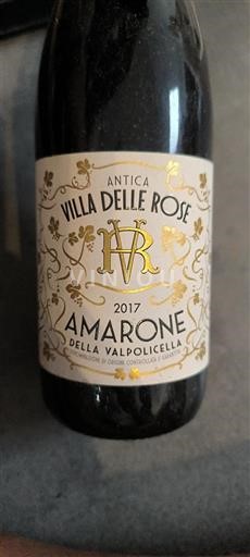 Veneto Amarone della Valpolicella Antica Villa Delle Rose 2017