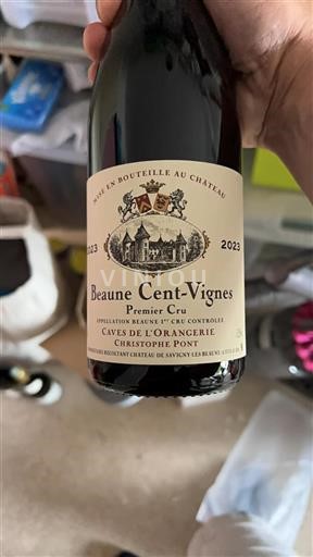 Borgogna Beaune Premier Cru Caves de l'Orangerie Beaune Cent-Vignes 2023