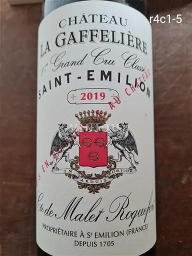 Bordeaux Saint-Émilion Grand Cru Classé Château La Gaffelière 2019