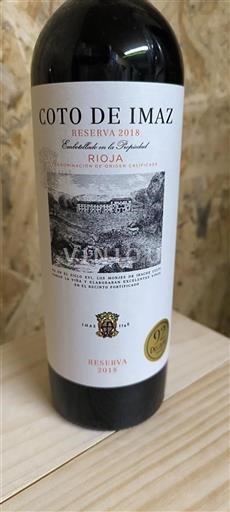 Rioja El Coto de Rioja Coto de Imaz Reserva 2018