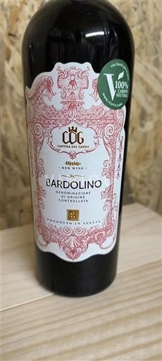 Vin Rouge sec Cantina del Garda 2023 Italie Vénétie Bardolino