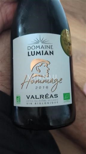 Valle del Rodano Cornas Domaine Lumian Hommage 2016