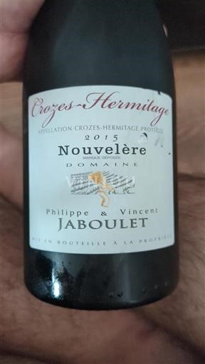 Údolí Rhôny Crozes-Hermitage Jaboulet Nouvelère 2015
