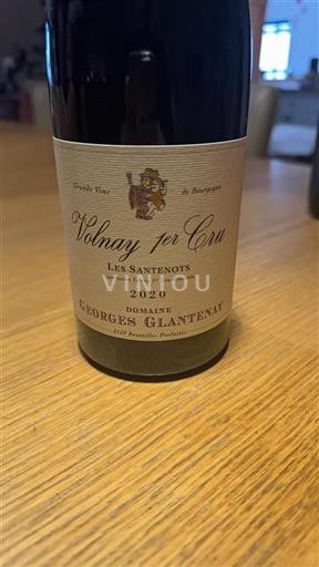 Bourgondië Volnay Premier Cru Georges Glantenay Les Santenots 2020