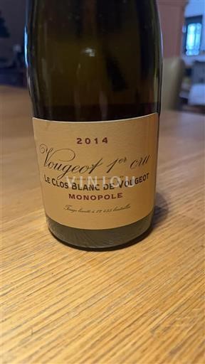 Burgundsko Vougeot Premier Cru Domaine La Vougeraie Le Clos Blanc de Vougeot 2014